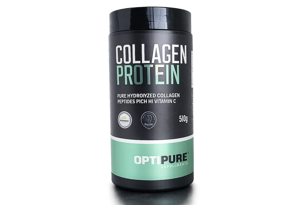 Collagen Protein 510g - Pure Hydrolized Collagen Peptides with Vitamin C