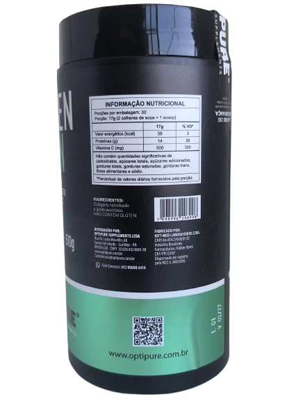 Collagen Protein 510g - Pure Hydrolized Collagen Peptides with Vitamin C